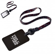 Card Holder Sets with Badge Reel